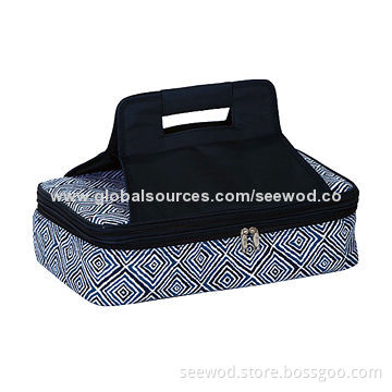 Thermal foil insulated cooler carrier